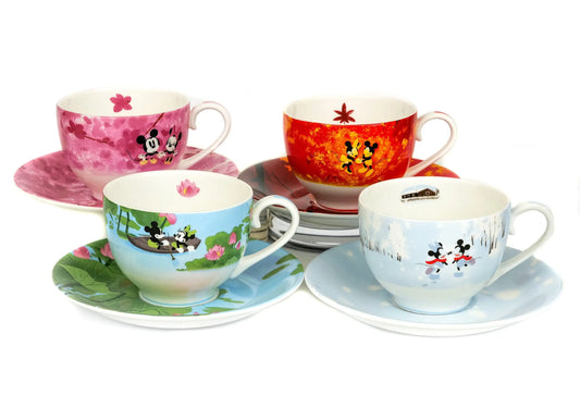 Mickey & Minnie Autumn Cup and Saucer image 1