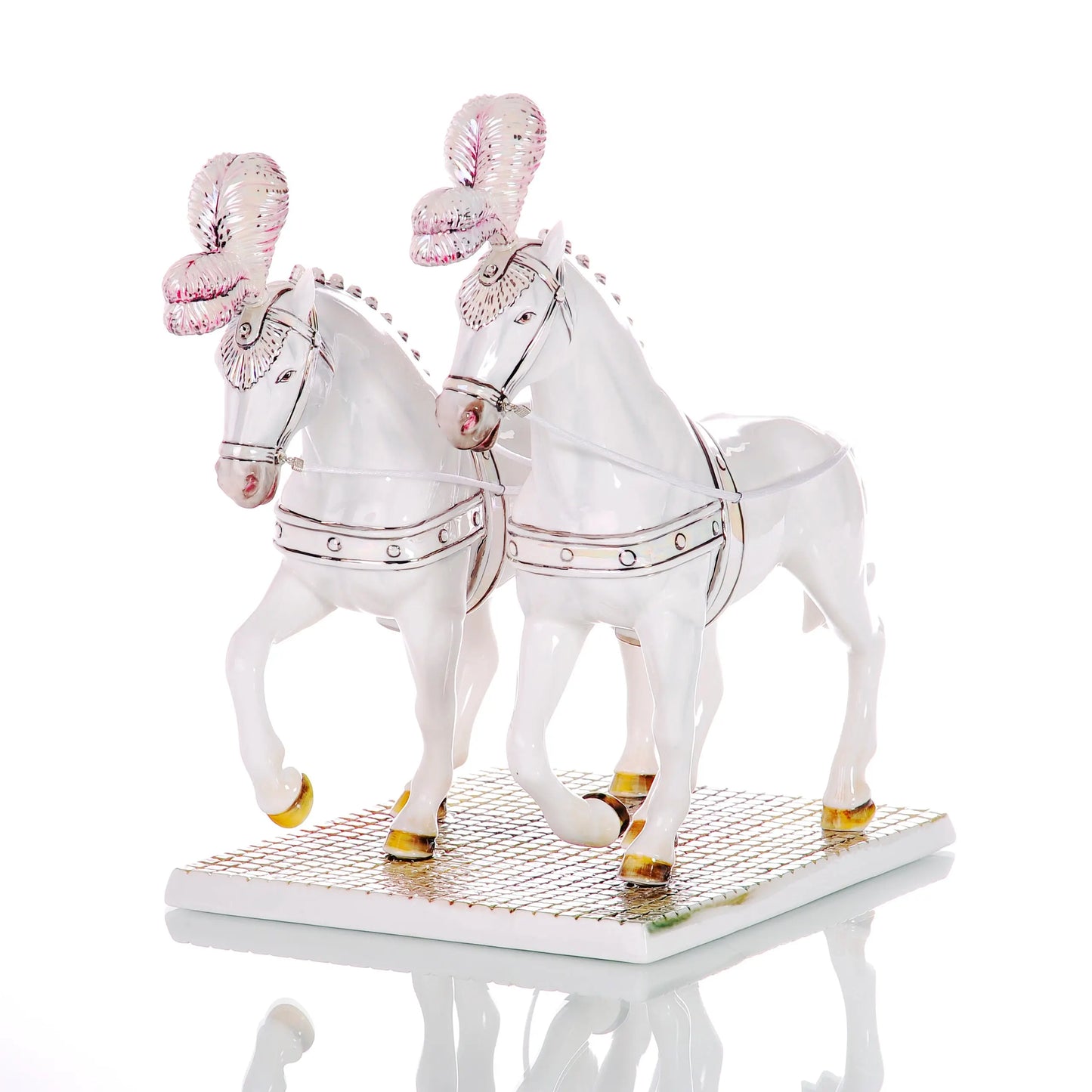 Going to the Chapel Bride & Horse Figurine Blonde image 1