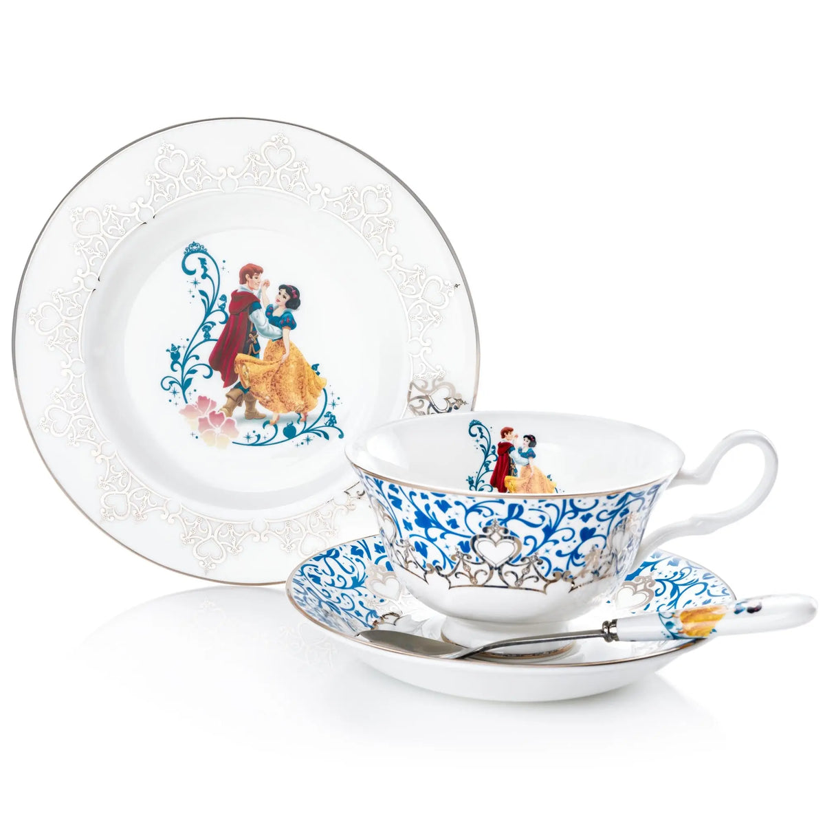 Snow White Wedding Cup and Saucer image 3