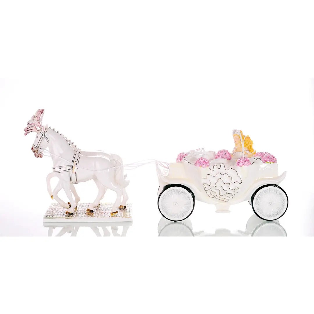 Going to the Chapel Bride & Horse Figurine Blonde image 0
