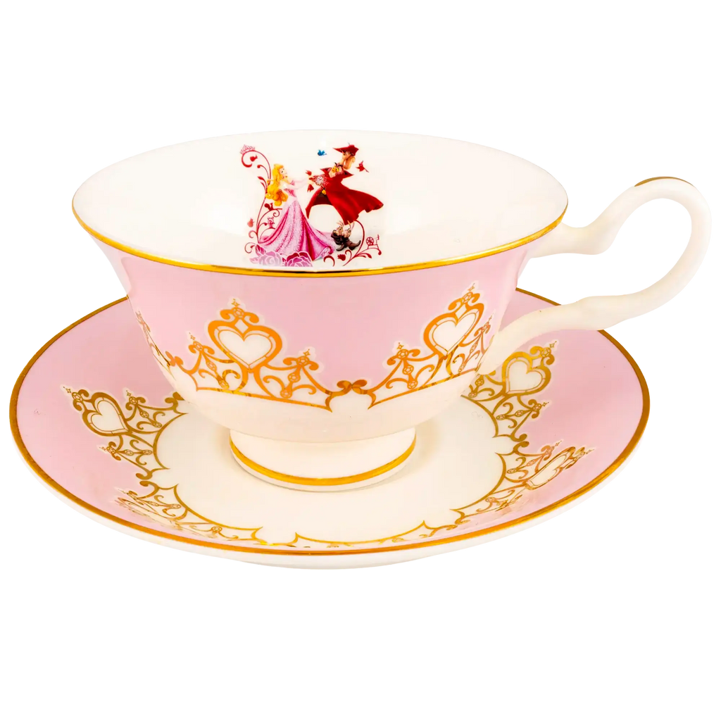 Sleeping Beauty Cup and Saucer Fine Bone China
