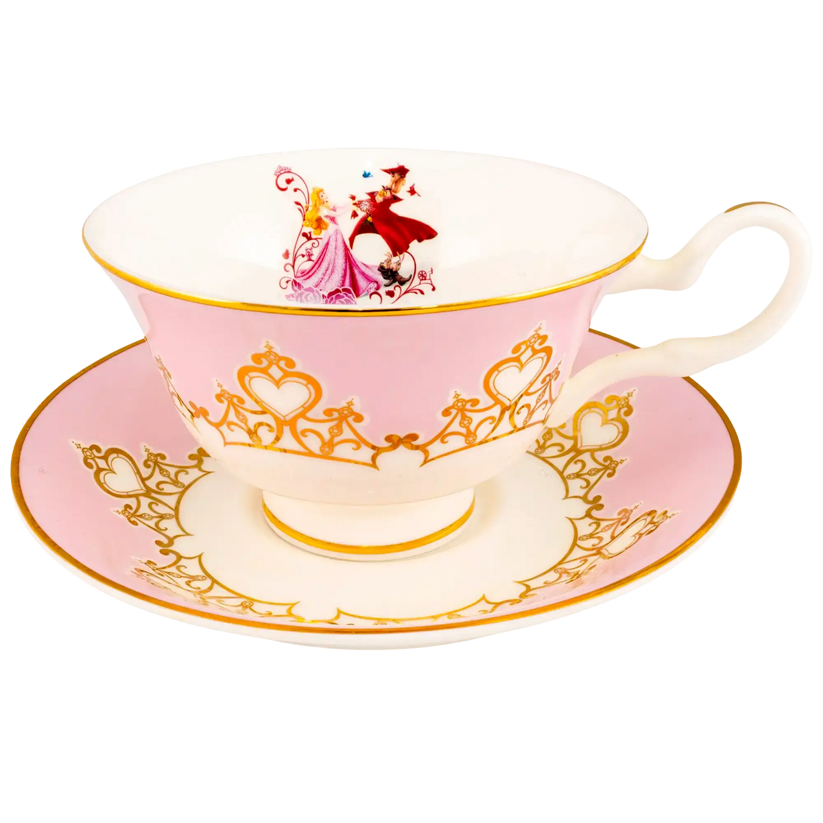 Sleeping Beauty Cup and Saucer Fine Bone China