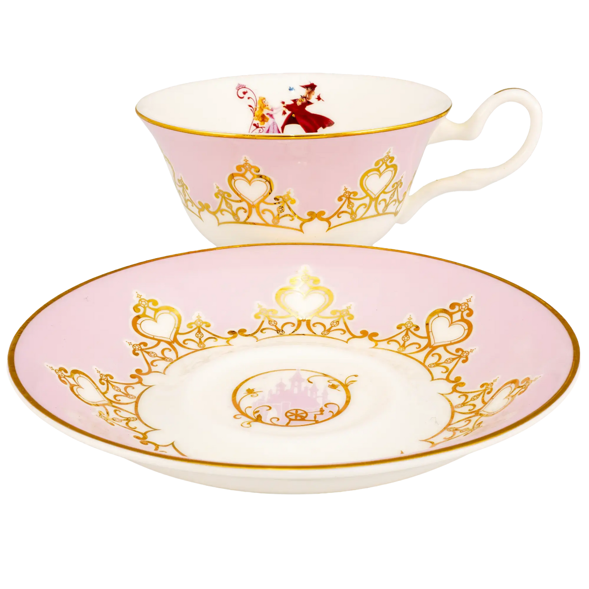 Sleeping Beauty Cup and Saucer Fine Bone China