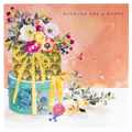 English Ladies Co Happy Birthday Card 2 Fine Bone China