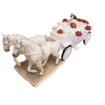 Going to the Chapel Bride & Horse Figurine Brunette