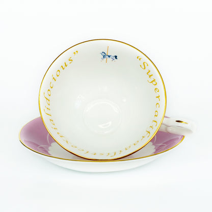 Mary Poppins Supercalifragilisticexpialidocious Cup & Saucer image 2