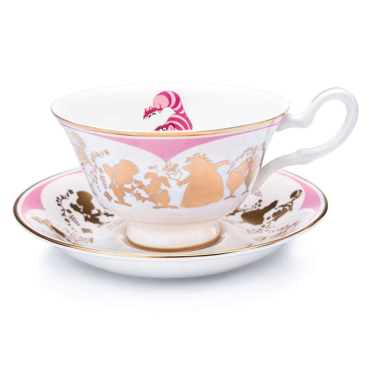 Cheshire Cat Cup and Saucer image 0
